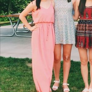 Forever 21 coral maxi dress